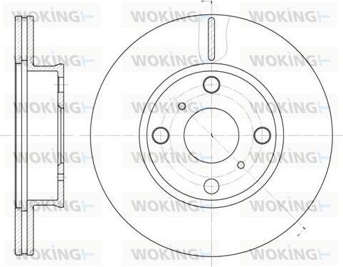 Woking D6402.10 - Kočioni disk www.molydon.hr