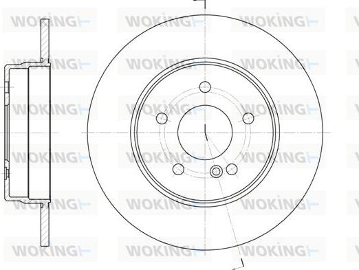 Woking D6555.00 - Kočioni disk www.molydon.hr