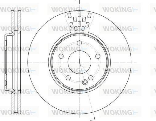 Woking D6556.10 - Kočioni disk www.molydon.hr