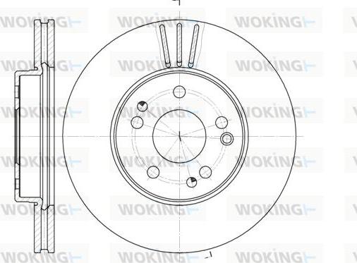 Woking D6524.10 - Kočioni disk www.molydon.hr
