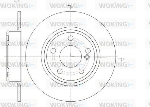 Woking D61465.00 - Kočioni disk www.molydon.hr