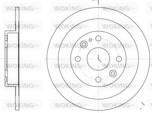 Woking D6148.00 - Kočioni disk www.molydon.hr