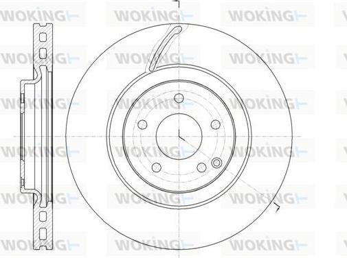 Woking D61525.10 - Kočioni disk www.molydon.hr