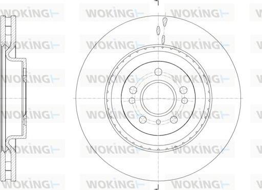 Woking D61634.10 - Kočioni disk www.molydon.hr