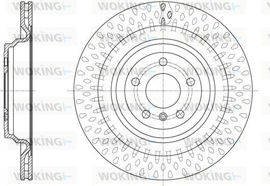 Woking D61635.10 - Kočioni disk www.molydon.hr