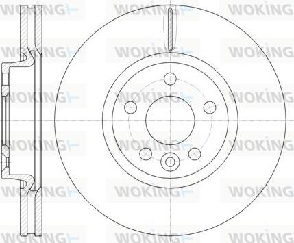 Woking D61019.10 - Kočioni disk www.molydon.hr