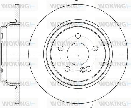 Woking D61033.00 - Kočioni disk www.molydon.hr
