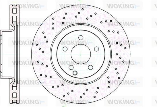 Woking D61032.10 - Kočioni disk www.molydon.hr