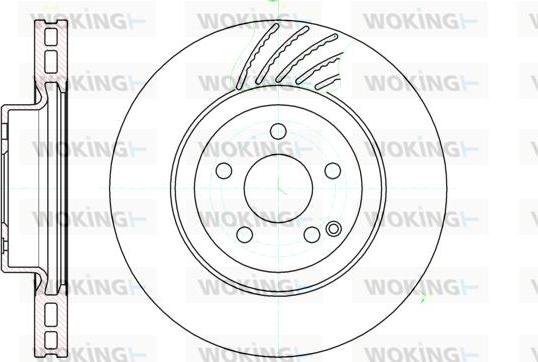 Woking D61142.10 - Kočioni disk www.molydon.hr