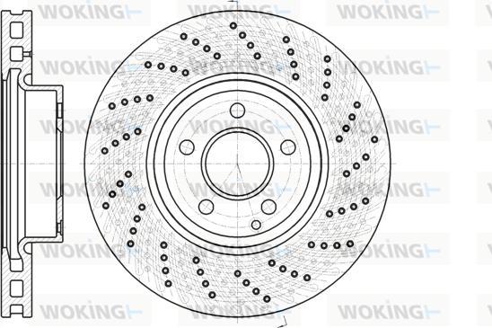 Woking D61185.10 - Kočioni disk www.molydon.hr