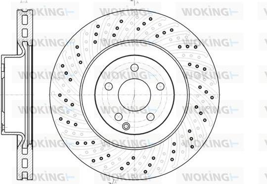 Woking D61186.10 - Kočioni disk www.molydon.hr