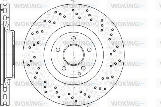 Woking D61124.10 - Kočioni disk www.molydon.hr