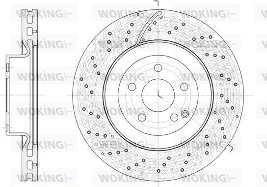 Woking D61847.10 - Kočioni disk www.molydon.hr