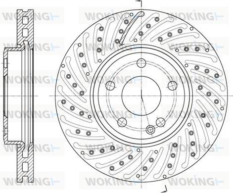 Woking D61836.10 - Kočioni disk www.molydon.hr