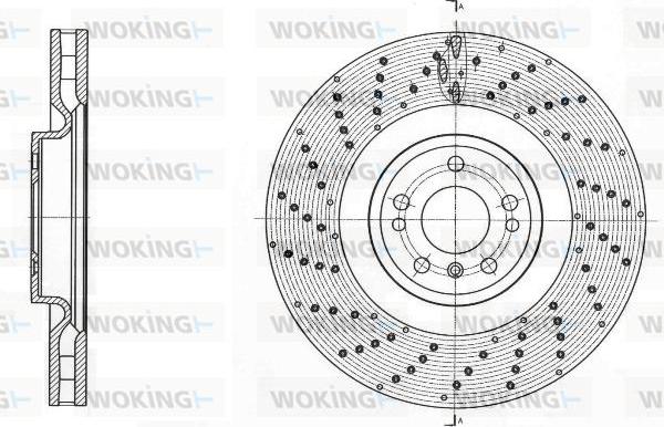 Woking D61761.10 - Kočioni disk www.molydon.hr