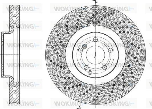 Woking D61739.10 - Kočioni disk www.molydon.hr