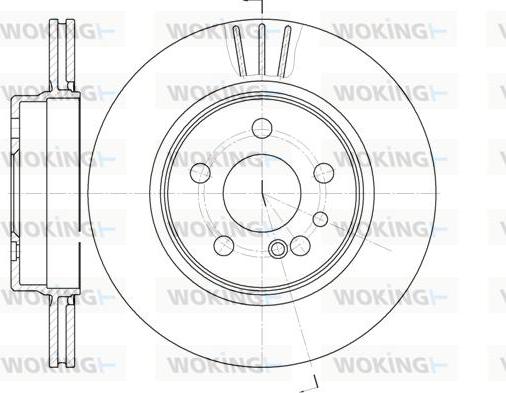 Woking D6343.10 - Kočioni disk www.molydon.hr