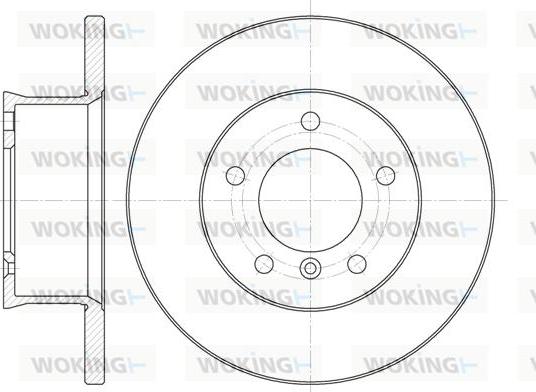 Woking D6350.00 - Kočioni disk www.molydon.hr