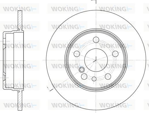 Woking D6332.00 - Kočioni disk www.molydon.hr