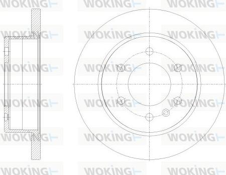 Woking D62514.00 - Kočioni disk www.molydon.hr