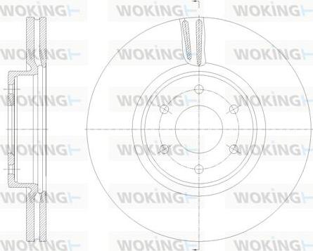 Woking D62136.10 - Kočioni disk www.molydon.hr