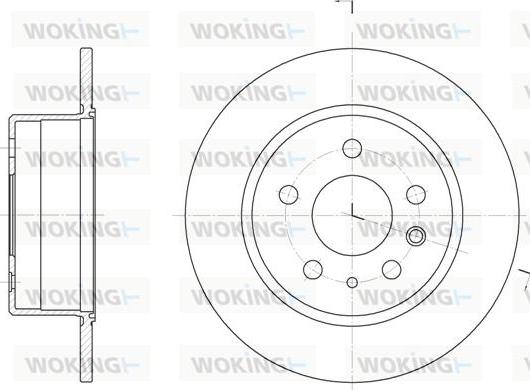 Woking D6280.00 - Kočioni disk www.molydon.hr