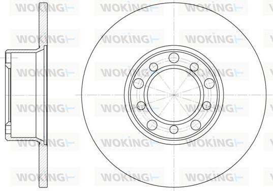 Woking D6272.00 - Kočioni disk www.molydon.hr