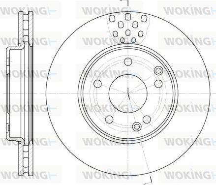 Woking D6751.10 - Kočioni disk www.molydon.hr