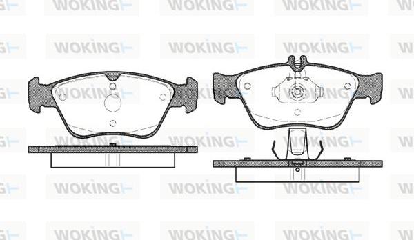 Woking P4863.00 - Komplet Pločica, disk-kočnica www.molydon.hr
