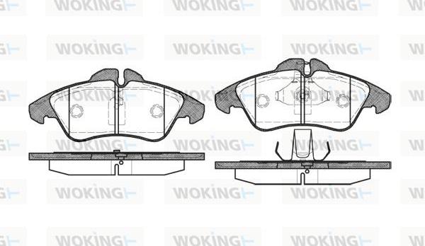 Woking P4783.00 - Komplet Pločica, disk-kočnica www.molydon.hr