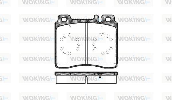 Woking P5203.00 - Komplet Pločica, disk-kočnica www.molydon.hr