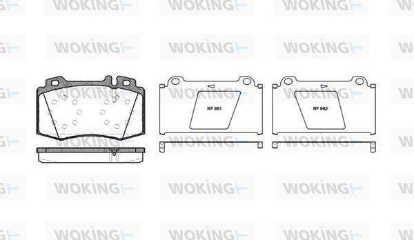 Woking P6693.00 - Komplet Pločica, disk-kočnica www.molydon.hr