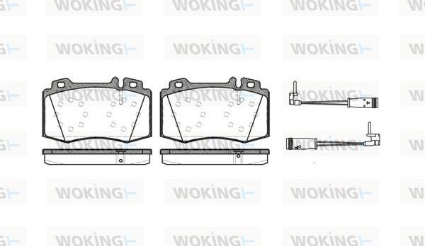 Woking P6693.02 - Komplet Pločica, disk-kočnica www.molydon.hr