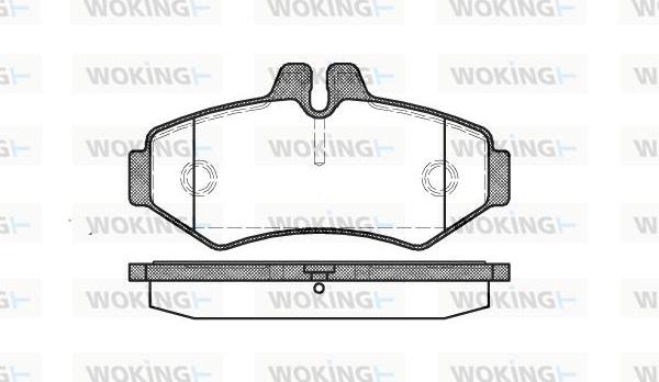 Woking P6333.00 - Komplet Pločica, disk-kočnica www.molydon.hr