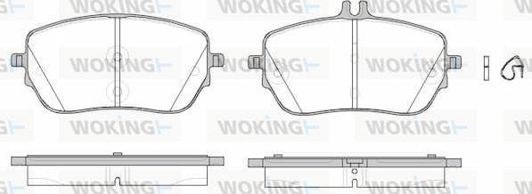 Woking P19273.00 - Komplet Pločica, disk-kočnica www.molydon.hr