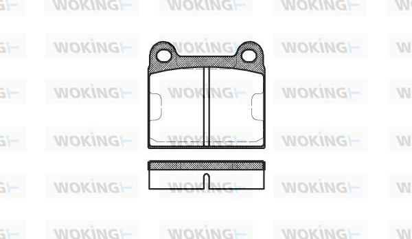 Woking P1063.60 - Komplet Pločica, disk-kočnica www.molydon.hr