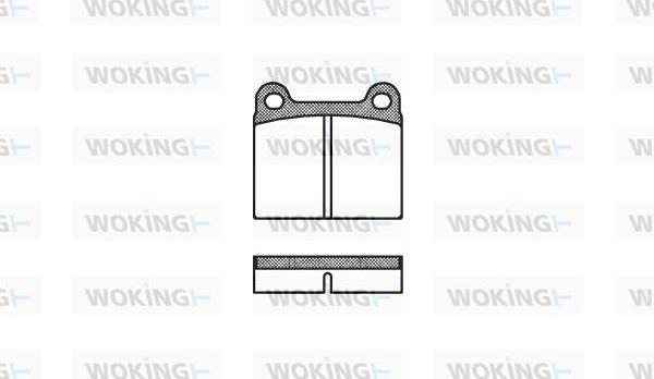 Woking P1063.00 - Komplet Pločica, disk-kočnica www.molydon.hr