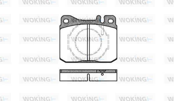 Woking P1103.40 - Komplet Pločica, disk-kočnica www.molydon.hr