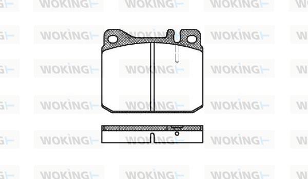 Woking P1103.20 - Komplet Pločica, disk-kočnica www.molydon.hr