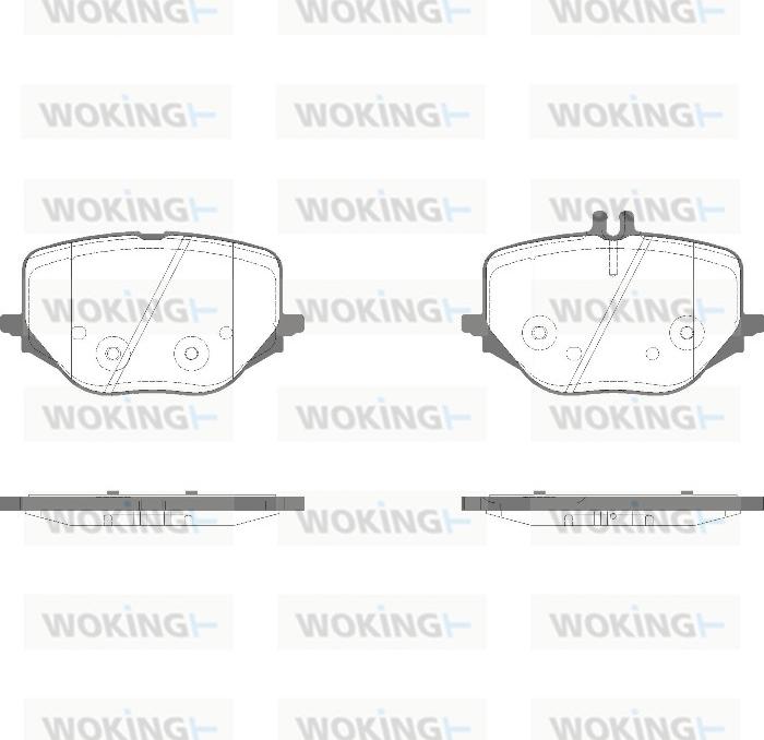 Woking P18503.10 - Komplet Pločica, disk-kočnica www.molydon.hr