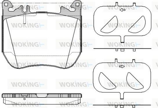 Woking P18513.00 - Komplet Pločica, disk-kočnica www.molydon.hr