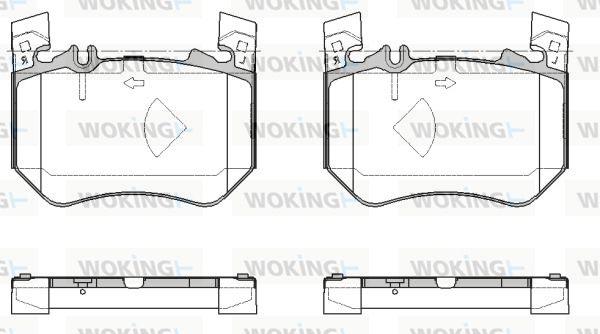 Woking P18533.00 - Komplet Pločica, disk-kočnica www.molydon.hr