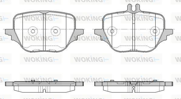 Woking P18663.00 - Komplet Pločica, disk-kočnica www.molydon.hr