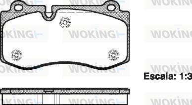 Woking P13023.00 - Komplet Pločica, disk-kočnica www.molydon.hr