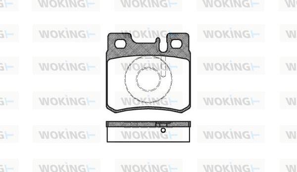 Woking P3823.20 - Komplet Pločica, disk-kočnica www.molydon.hr