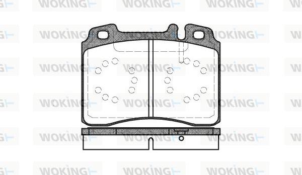 Woking P2793.00 - Komplet Pločica, disk-kočnica www.molydon.hr