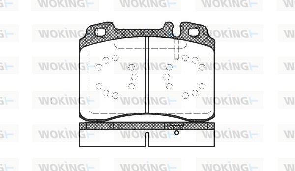 Woking P2793.20 - Komplet Pločica, disk-kočnica www.molydon.hr