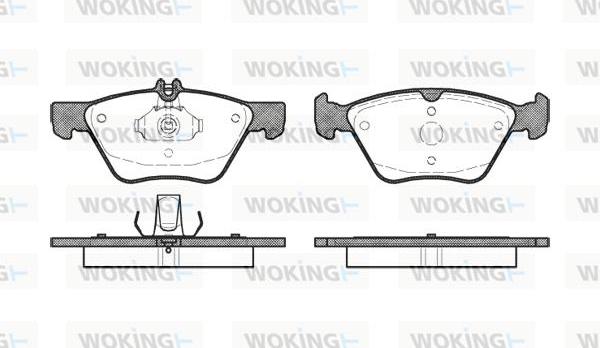 Woking P7013.00 - Komplet Pločica, disk-kočnica www.molydon.hr