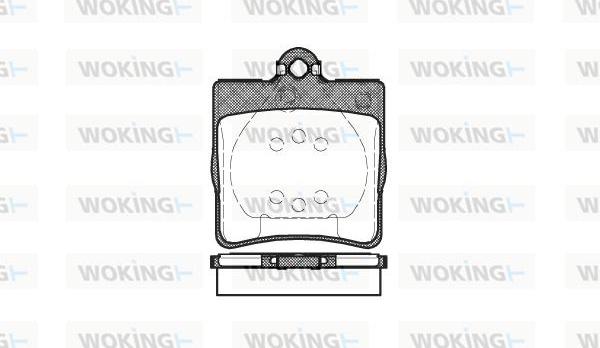 Woking P7783.00 - Komplet Pločica, disk-kočnica www.molydon.hr