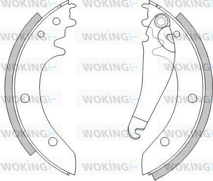 Woking Z4487.00 - Kočiona obloga www.molydon.hr